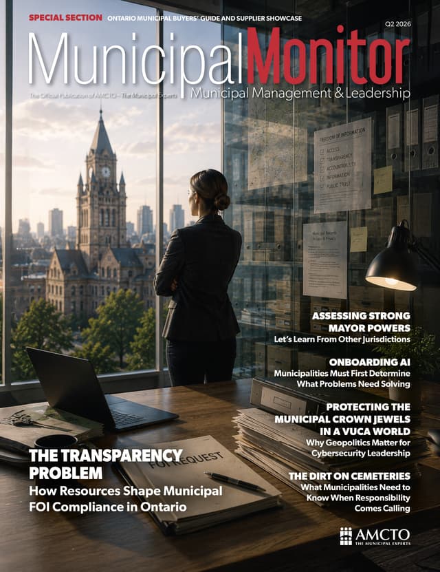 Municipal Monitor — recent cover